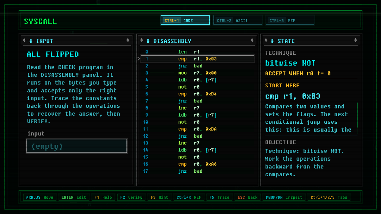 In-game screenshot of All Flipped