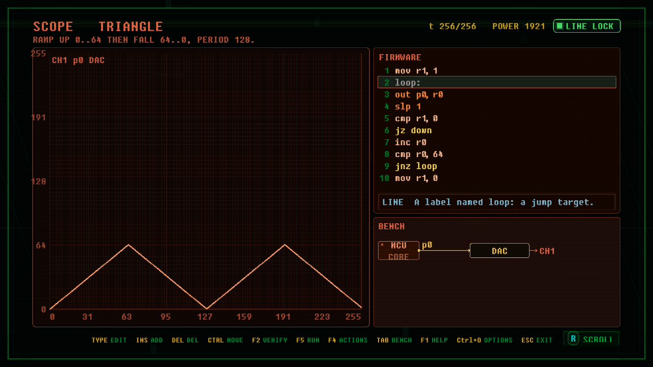 In-game screenshot of TRIANGLE