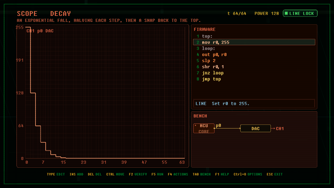 In-game screenshot of DECAY