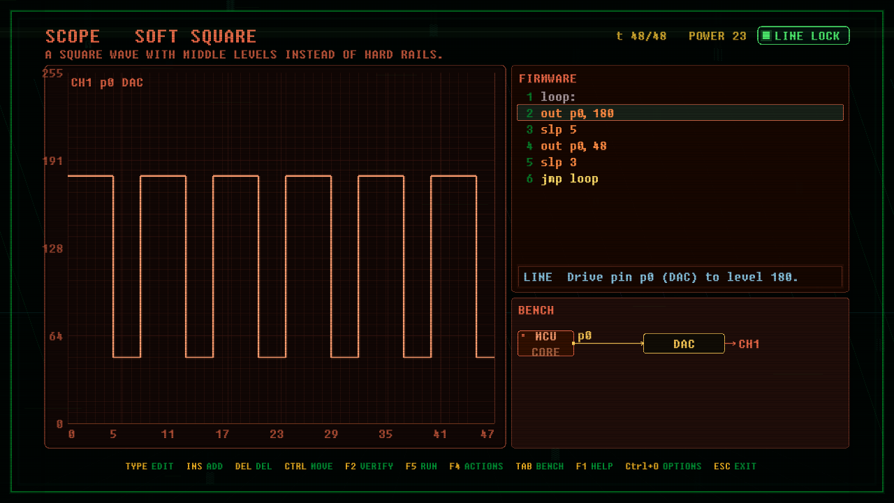 In-game screenshot of SOFT SQUARE