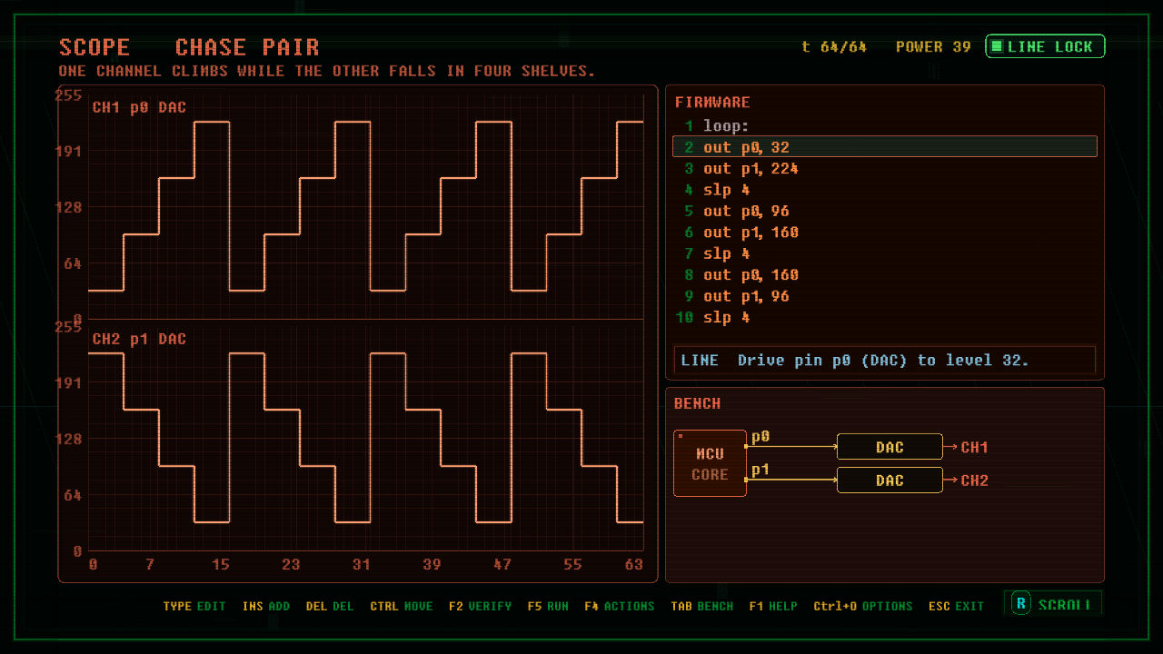 In-game screenshot of CHASE PAIR