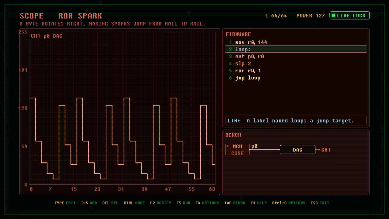 In-game screenshot of ROR SPARK