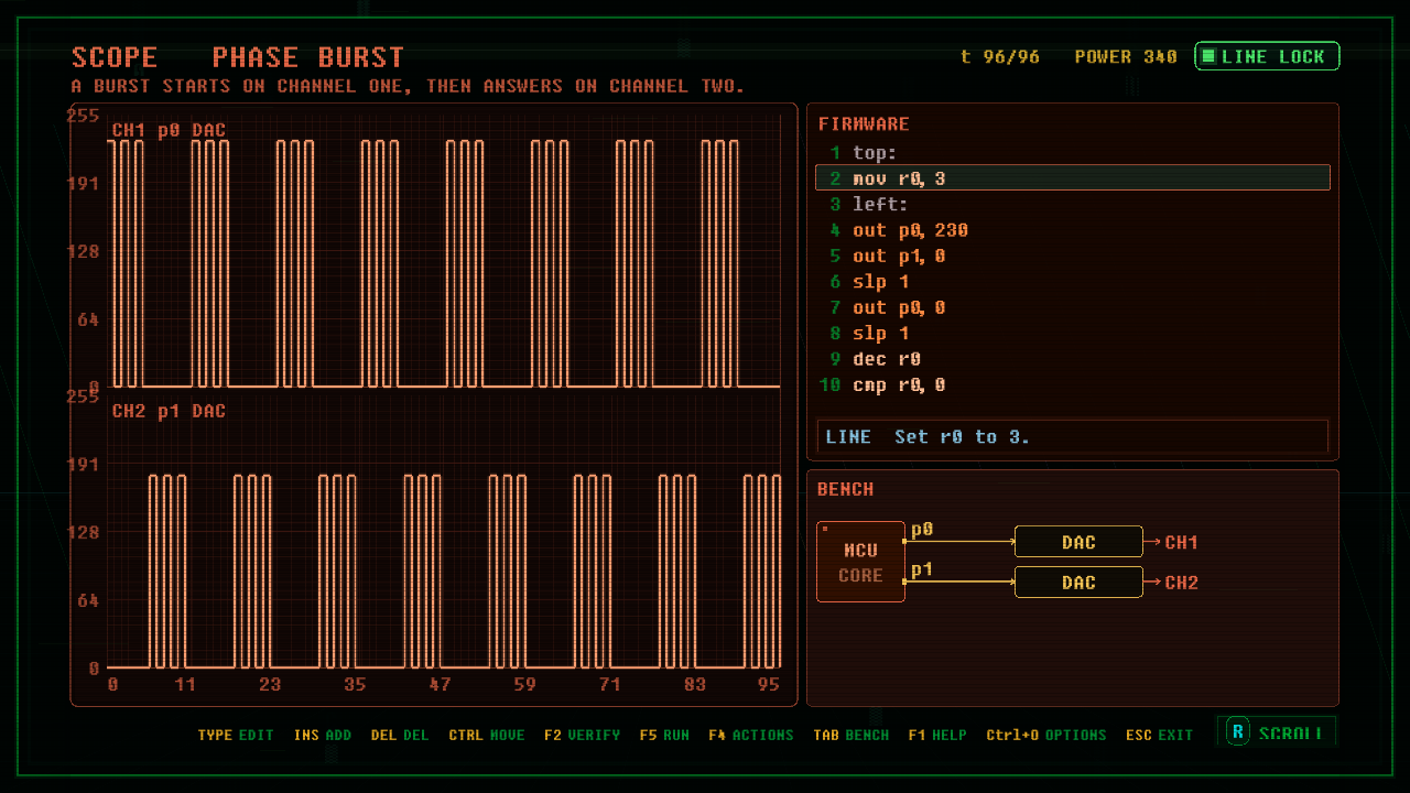 In-game screenshot of PHASE BURST