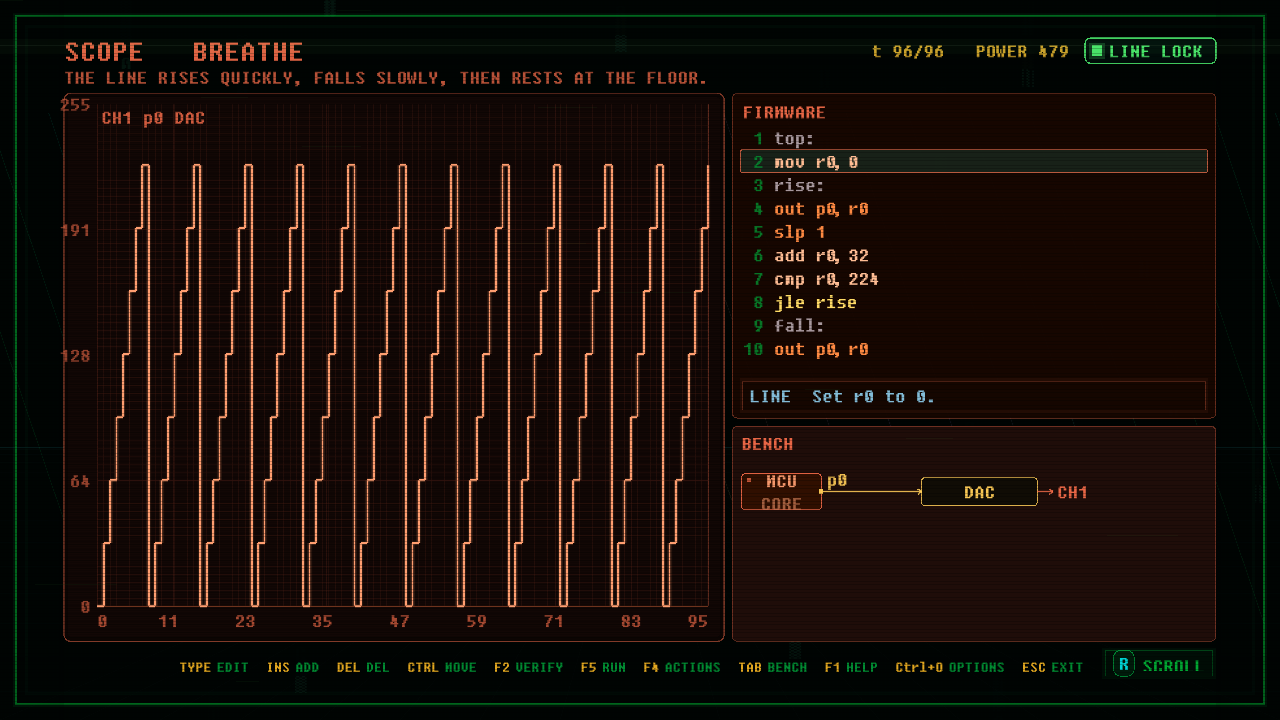In-game screenshot of BREATHE