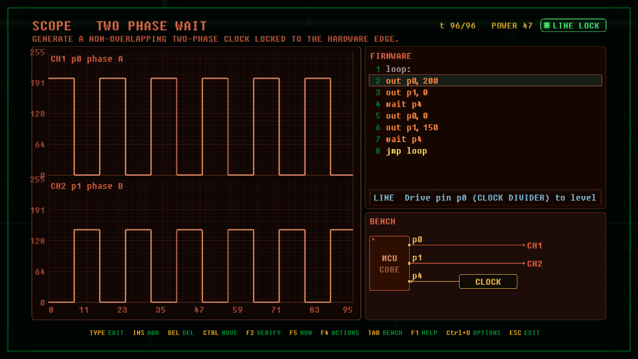 In-game screenshot of TWO PHASE WAIT