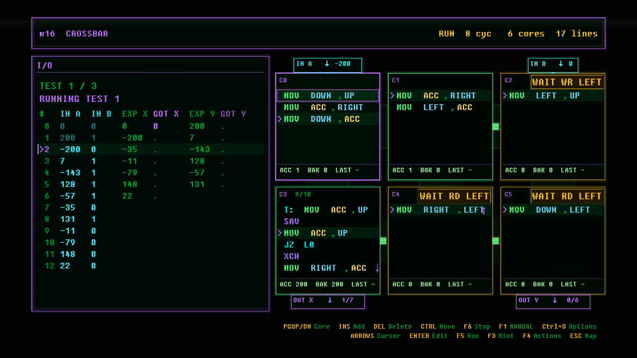 In-game screenshot of CROSSBAR