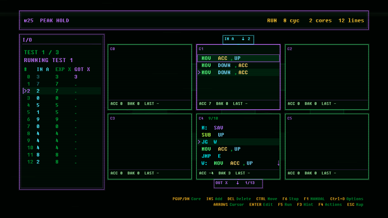In-game screenshot of PEAK HOLD