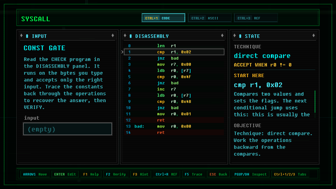 In-game screenshot of Const Gate