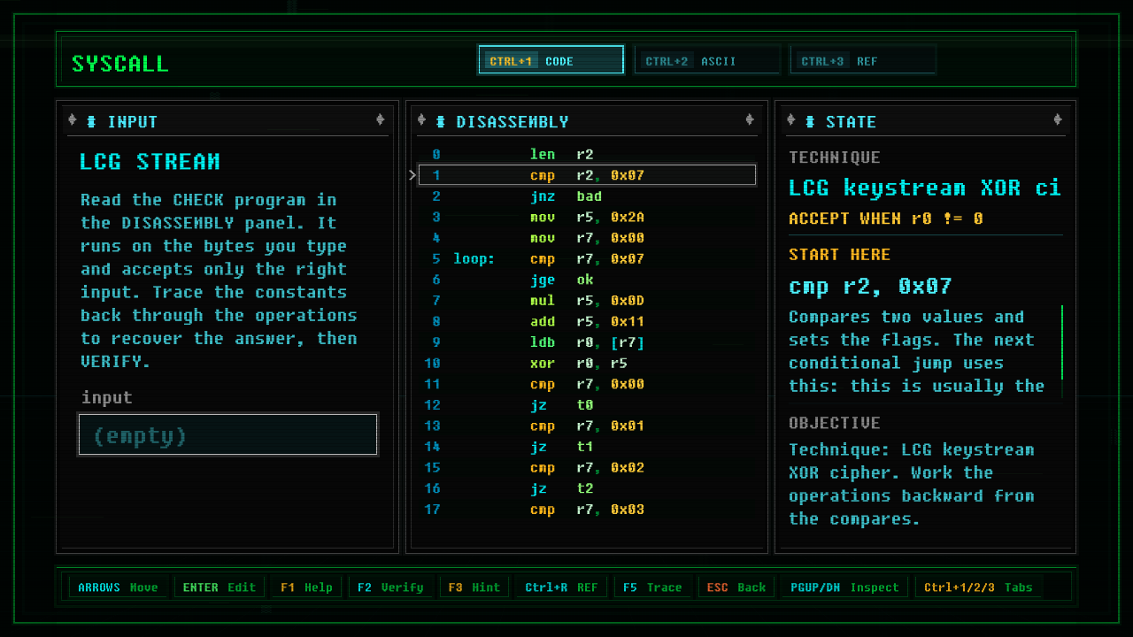 In-game screenshot of LCG Stream