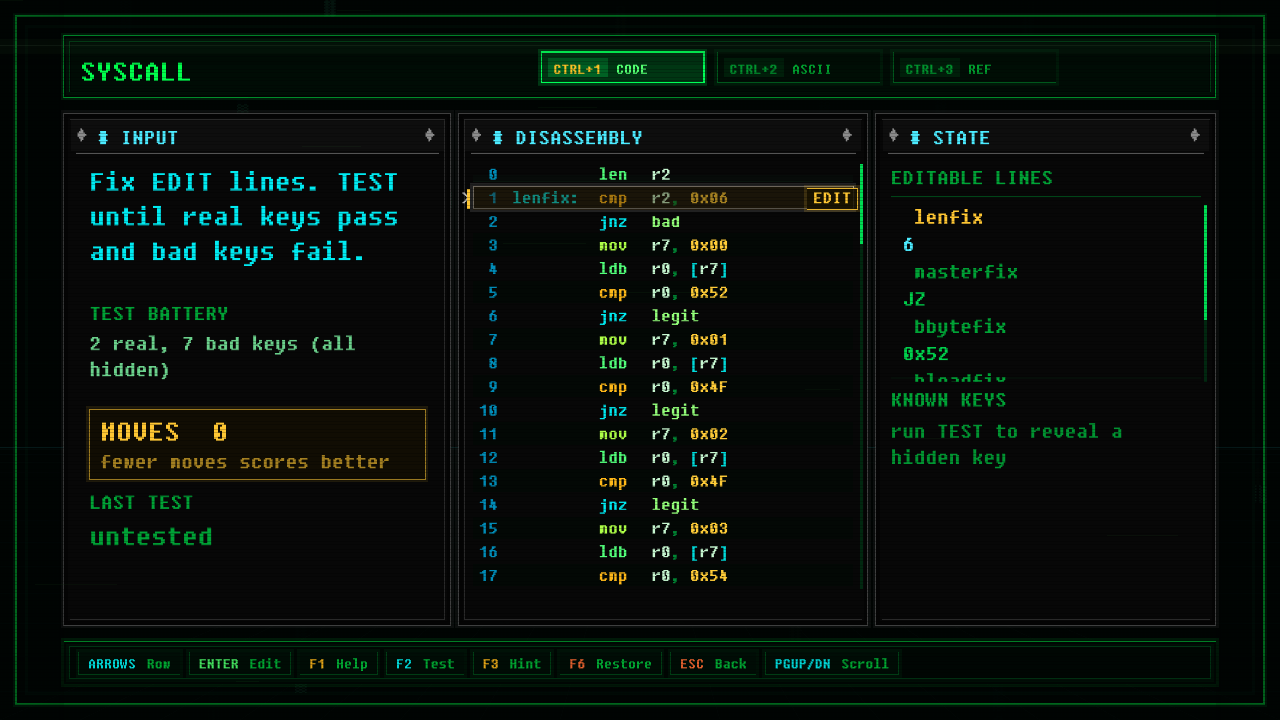 In-game screenshot of DUAL RELAY