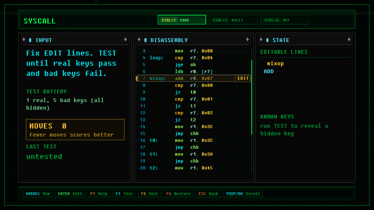 In-game screenshot of WRONG OP